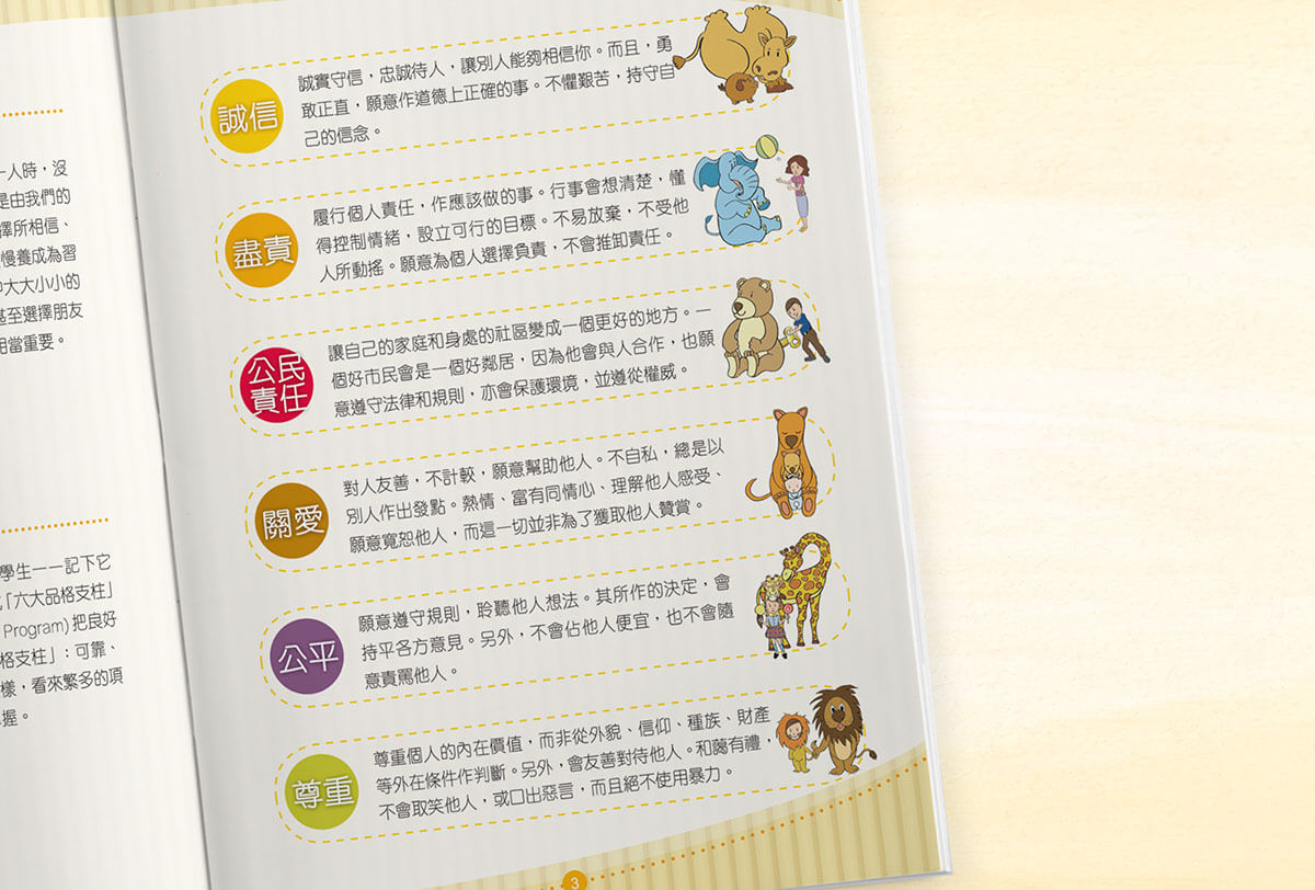 Inmedia Design: Character Education Program-Education Pamphlet design