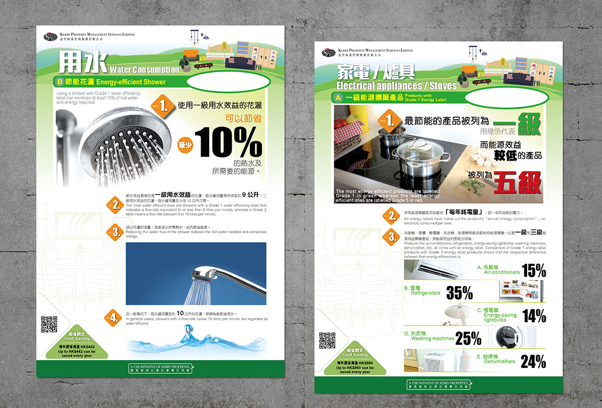 Inmedia Design: Household energy efficiency-Energy saving Leaflet Design